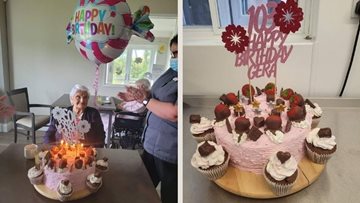 Centenarian celebrates 103rd birthday at Peterlee care home